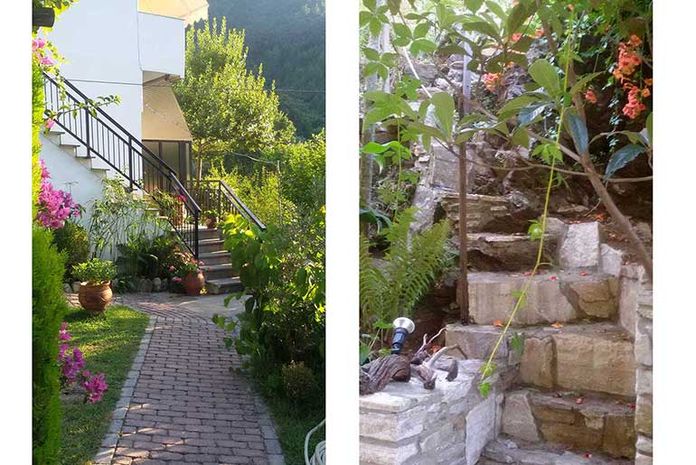 Outdoor areas at Villa Dimitra